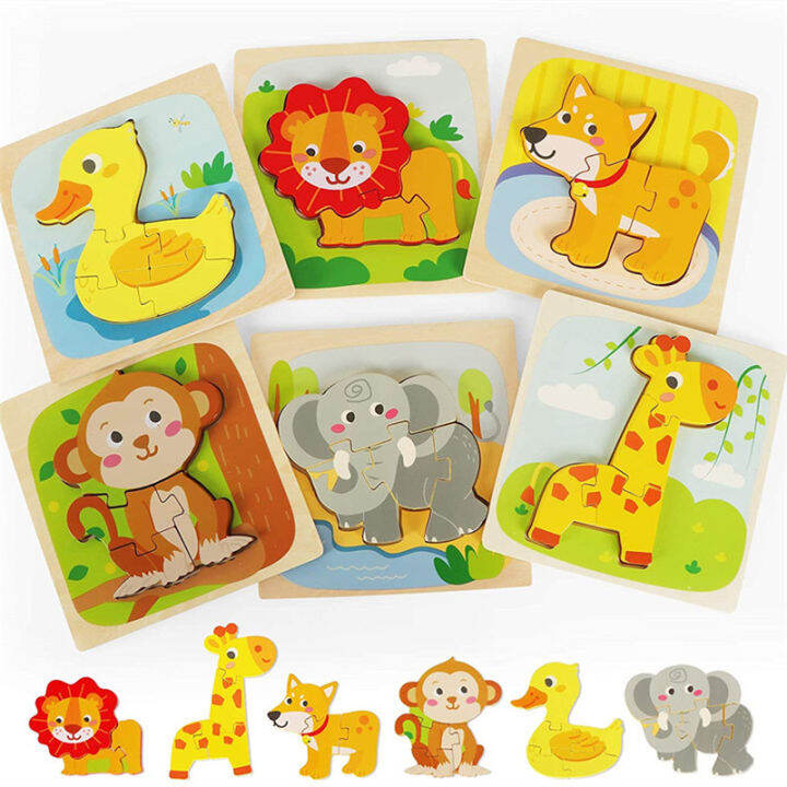 wooden animals for toddlers