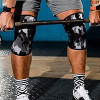 【hot】！ 1 Useful Protector Breathable 7MM Knee Brace Compression Sleeve Support for Weight Lifting