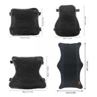 Motorcycle Seat Cushion Cover 3D Mesh Protector Insulation Mat Motorbike Adjustable Cushion Breathable Seat Mesh Pad Non-Sl E1J7