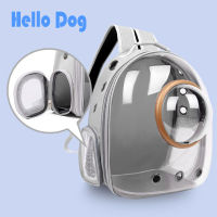 กระเป๋าถือกระเป๋าเดินทาง Breathable Space Capsule กระเป๋าใส่สัตว์เลี้ยงโปร่งใส Dog Cat กระเป๋าเป้สะพายหลัง Space Capsule Cage Transport Bag