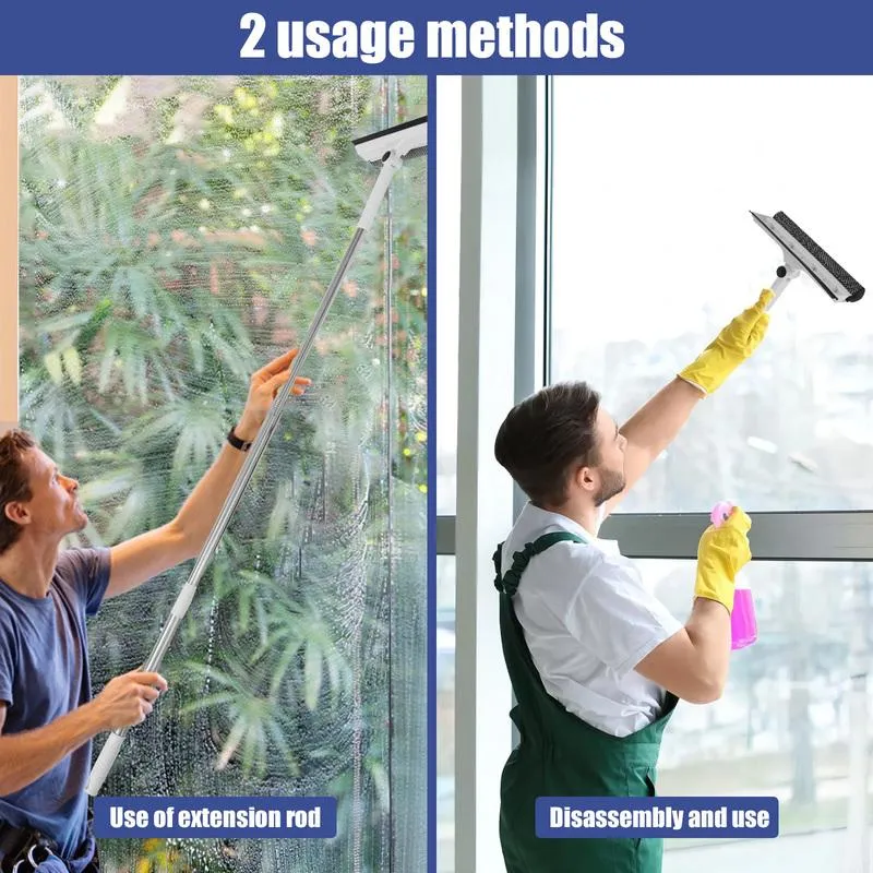 Squeegee for Window Cleaning, 26-35 Window Telescoping Squeegee