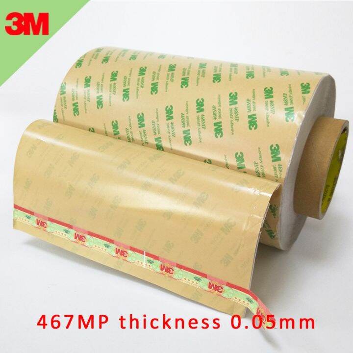 3M 467MP 200MP Adhesive Transfer Tape Clear 0.05mm Double Sided
