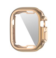 เคสสำหรับ Apple Watch ปกป้องหน้าจอเต็มตัว360 Tpu ใสนุ่มกรอบใสมาก49มม. กรอบกันชนสำหรับ Iwatch ซีรีส์ Ultra