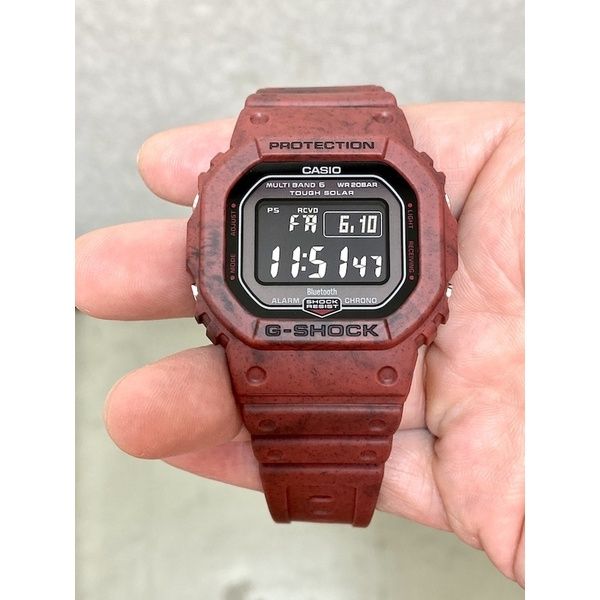 casio-g-shock-gw-b5600sl-4dr-ทัชโซล่า-บลูทูธ-multi6-ของแท้-ประกันศูนย์-cmg