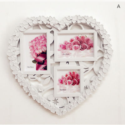 European Heart-shaped Photo Frame Home Living Room Combination Photo Wall Decoration Modern Birthday Creative Gift