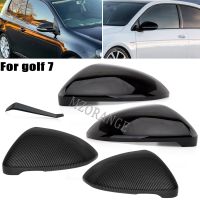 กระจกมองหลังด้านข้างสำหรับ VW Golf 7 MK7 7.5 GTI 2013-2020ฝาปิดอุปกรณ์เสริมเคสเครื่องมือกระจก