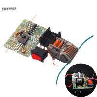 SHENYIA แกน18650 ไฟแช็กอาร์ค 15KV 3.7V อินเวอร์เตอร์ไฟฟ้าแรงสูง โมดูลคอยล์ ชุด DIY หม้อแปลงสเต็ปอัพ