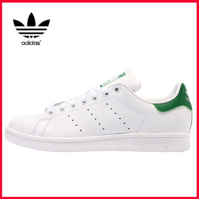 【ส่วนลดโปรโมชั่น】Adidas Clover Stan Smith รองเท้าผ้าใบผู้ชายและผู้หญิง รองเท้าลำลอง รองเท้าวิ่ง