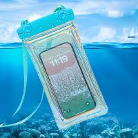 Cell phone waterproof bag can touch screen swimming special water park gods drifting equipment storage bag professional phone co