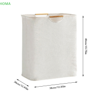 ?【Lowest price】HOMA ขนาดใหญ่ความจุซักรีดเก็บเสื้อผ้าสกปรกตะกร้าเก็บด้วยมือจับ hamper พับตะกร้าซักรีดอุปกรณ์ห้องน้ำ