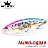 【LZ】☁☁卐  Artificial Minnow Fishing Lure Jerkbait Sinking Água cheia Acessórios de pesca Jerkbait Carpa Fish Leurre 30g 95mm