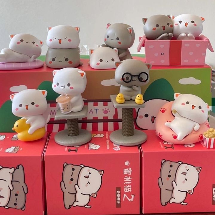 mitao-cat-2-season-luckys-แมวน่ารักของเล่นกล่องทึบของเล่นแมวตุ๊กตาบ้าน-deroc
