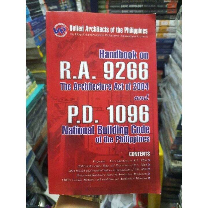 Good R.A 9266 The Architecture Act Of 2004 And P.D 1096 | Lazada PH