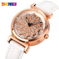 SKMEI Luxury Romantic Style Rhinestone Ladies Quartz Wristwatch Simple Womens Watches Clock reloj mujer Relogio Feminino 1766