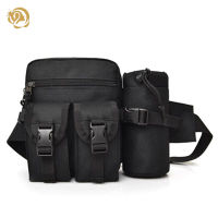 POS【Fast Delivery】 Men Wasit Bag Canvas Phone Pouch Casual Water Bottle Sling Bags For Outdoor Travel Cycling Outdoor Travel Cycling Climbing Canvas Zipper Adjustable Belt 1 Pc Wasit Bag Phone Pouch Water Bottle Bag Sling Bags Casual Water Bottle