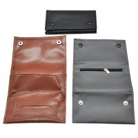 [COD] New hot selling cigarette packaging bag trifold leather with zipper Tobacco