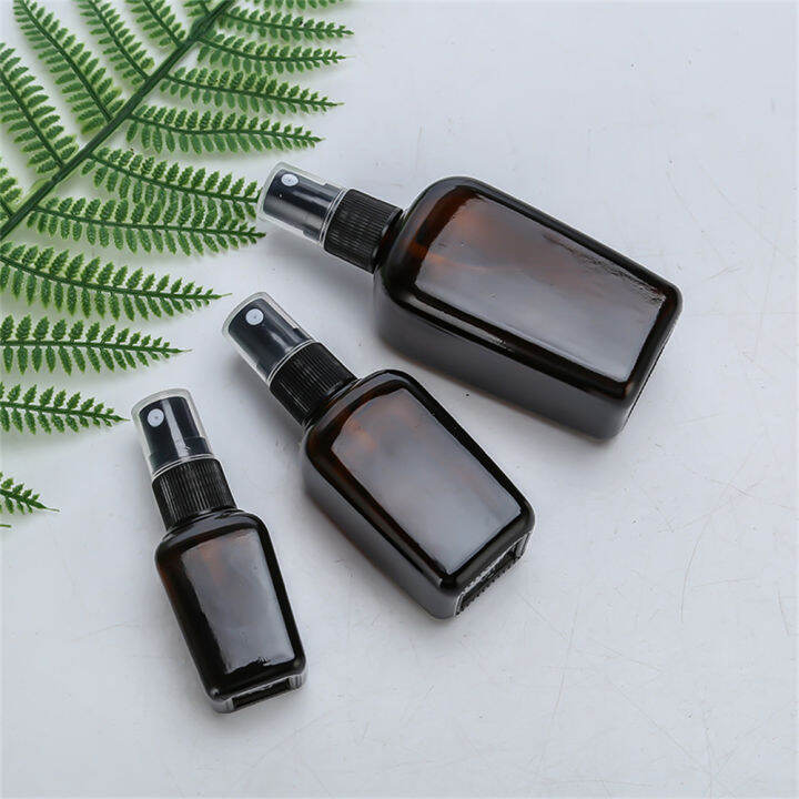 10ml-20ml-30ml-50ml-100ml-portable-cap-dark-with-brown-bottle-cosmetic-container-spray-perfume-bottles