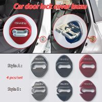 4pcs Isuzu Car Door Lock Cover Protective Decoration Stainless Steel Car Accessories