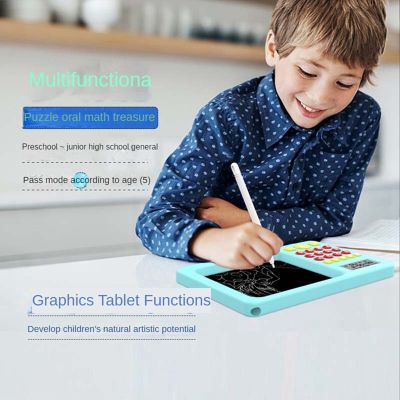 2 in 1 ChildrenS Math Mouth Calculation Enlightenment Early Education Calculator Thinking Training Writing Pad