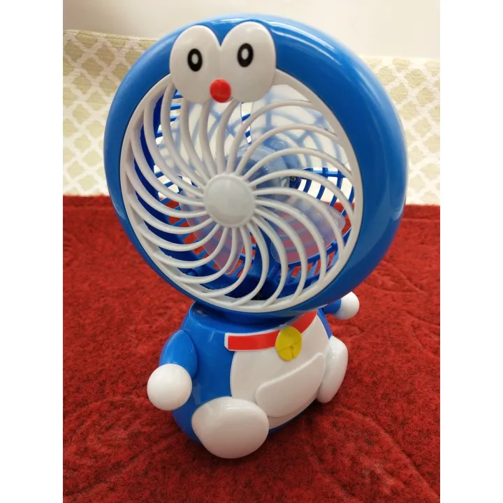 Op Doraemon Min Portable Usb Rechargable Fan Lazada Ph