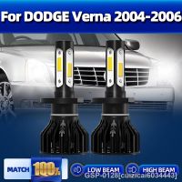 Cuizicai6034443ได้ใน Canbus Lâmpadas Farol Faróis De Carro Branco Lâmpada 120W 20000LM 12V 6000K Para Dodge Verna 2004 2005 2006 H4