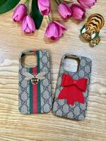 เคสหนัง 3D Gucci โบว์ใหญ่ ผีเสื้อ iPhone 14 Pro Max / 14pro/ 14 Plus / 14/13 Pro Max /13pro/ 13/ 12 Pro Max /12 /12 pro / 11 Pro Max /11