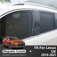 ที่บังแดดสำหรับ Lexus UX 200ที่คลุม UX200 UX250H 2023 2018-2022ม่านในรถที่บังแดดหน้าต่างหมวกกันแดดแม่เหล็กอุปกรณ์ตกแต่งรถยนต์พลังงานแสงอาทิตย์