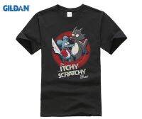 T-shirt With Itch And Scratches 100% cotton T-shirt
