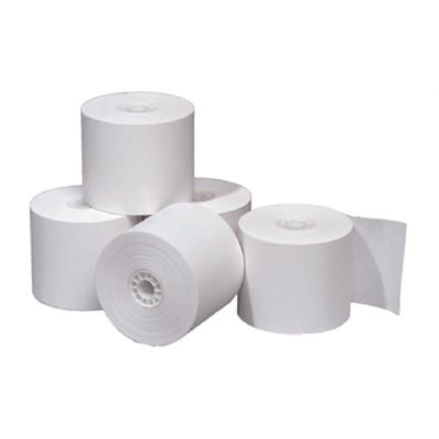 กระดาษบวกเลข  สีขาว ตราซากุระ กระดาษบวกเลขปอนด์ 57x54 (2 1/4นิ้ว) มี 10 ม้วน/แพ็ค