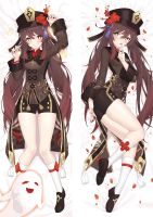 (ปลอกหมอนเท่านั้น) 2WAY/เกม WT Genshin ผลกระทบ Hutao Dakimakura Cover Otaku Hugging Fullbody ปลอกหมอน Peachskin ปลอกหมอนที่นอนสำหรับห้องนอน