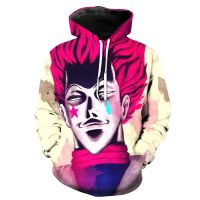 Xzx180305 slip thin newest men / women hip hop print 3D Sweatshirt charter hooter Hunter X Hunter hisoka death pocket Pullover Hoodie Top