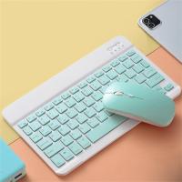 Bluetooth-compatible Wireless Keyboard and Mouse Rechargeable For Android Ios Windows Tablet Mini Keyboard Kit