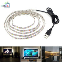 แถบไฟ LED DC 5V USB 2835สีขาวอบอุ่นสีขาวไฟเส้น LED ทีวีไฟพื้นหลังเทปโคมไฟตกแต่งบ้าน1- 5เมตร