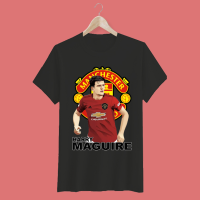 HOT เสื้อยืด สกรีนลายนักเตะแมนฯ ยูไนเต็ด สีดำ #HARRY MAGUIRE - Man United T-Shirt