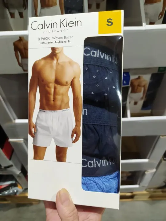 Taiwan Province costco purchasing Calvin Klein men's underwear 3 Pack CK  men's loose boxer boxers. | Lazada PH