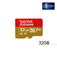 SanDisk Extreme MicroSD 32GB ความเร็ว อ่าน 100MB/S เขียน 60MB/S (SDSQXAF_032G_GN6MA)