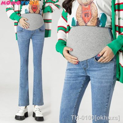 ✟✕ Calças de maternidade roupas mulher grávida gravidez magro flare jeans grosse feminino embarazada femme enceinte