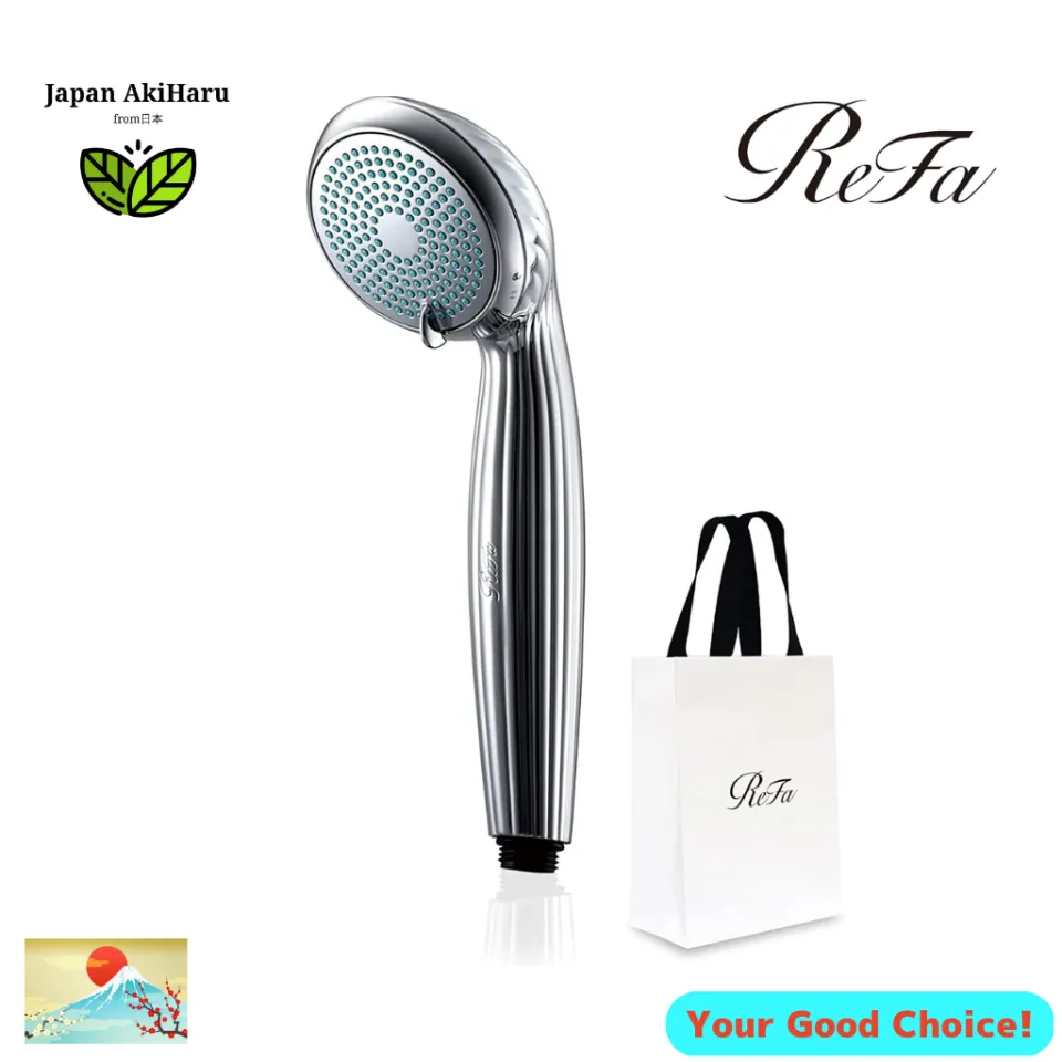 REFA Fine Bubble One SHOWER HEAD (main unit: with silver shopper