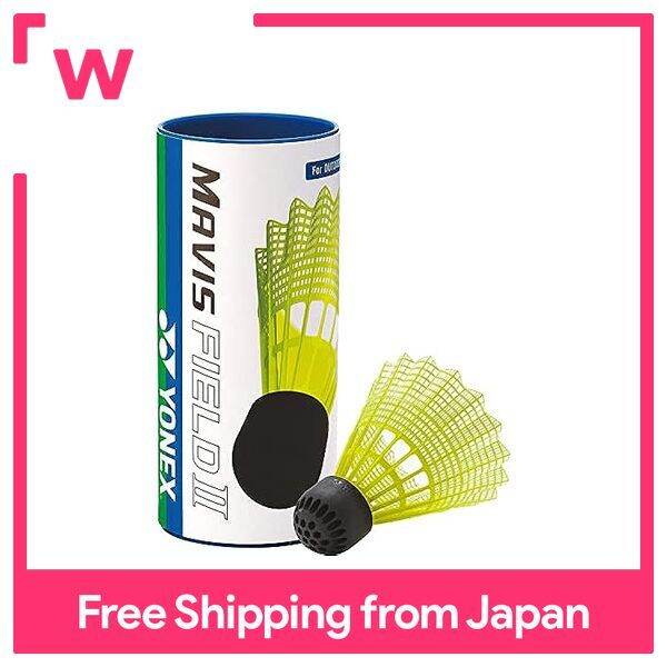 YONEX Badminton Shuttle Outdoor Mavis Field II 3Pack Yellow (004