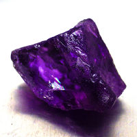 พลอยแท้ธรรมชาติ 100%"อเมทิสต์" (Amethyst) สะอาด พลอยก้อน พลอยดิบ AAAสีม่วง 11.12 กะรัต