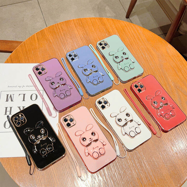 เคสนิ่มสำหรับโทรศัพท์-iphone-11-pro-max-เคส-iphone-11-11pro-ที่ยึดตัวการ์ตูนกระต่ายกันกระแทกเคสโทรศัพท์โทรศัพท์