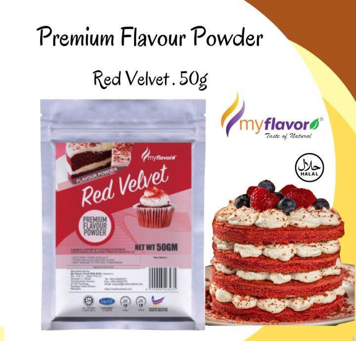 MyFlavor Red Velvet Flavour Powder (Premium) 50g | Lazada