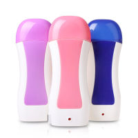 100g Roll On Depilatory Wax Cream Heater Hair Removal Waxing Hot Cartridge Roller Wax Warmer Equipment Tools EU Plug Unisex