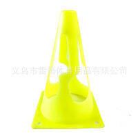 Spot parcel post Factory Logo Bucket Obstacle Ice Cream Cone Football Training Equipment Outdoor Supplies Hollow Logo Bucket Hollow Barricade