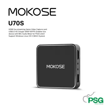 MOKOSE USB3.0 HDMI/SDI Video Capture Card for Windows, Linux, OS X (Ma –  MOKOSE Camera & Capture Card