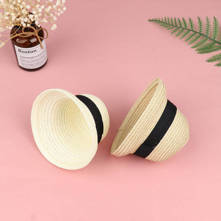 lowest-price-mh-ตุ๊กตาแฟชั่น-house-hand-woven-straw-hat-สำหรับ1-6ตุ๊กตาอุปกรณ์เสริมตกแต่ง