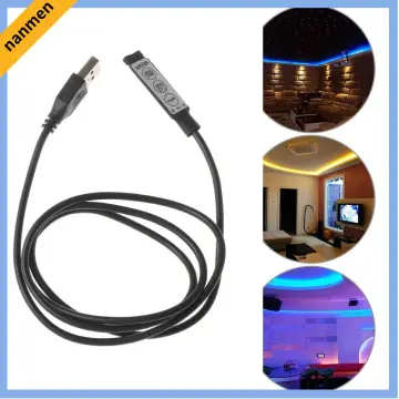 DC5V LED Light Strip Connector USB to 2 Pin 8MM Solderless Quick