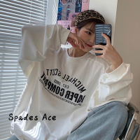 Spades Ace เสื้อฮู้ด เสื้อแขนยาวอบอุ่น หลวมและสบาย คลาสสิค ทันสมัย วินเทจ ทันสมัย A28J01E 42Z231017