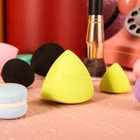 Docolor Foundation Brush Flat Top Buffing Kabuki Brush With 6pcs Neon Makeup Sponge Puff Professional Cosmetics Power Brush Set