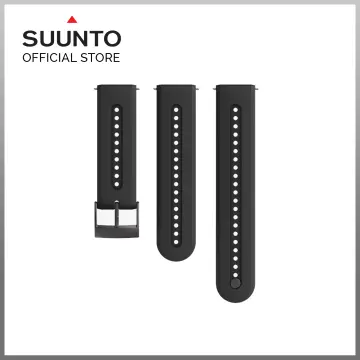 Suunto 24mm Athletic 7 Silicone Strap Charcoal Black Size S+M